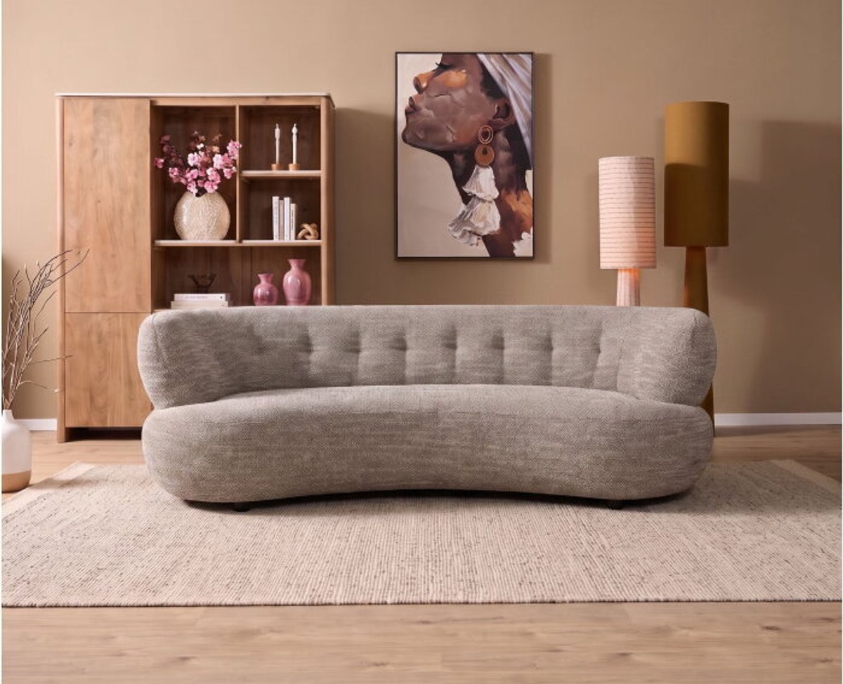 Starfurn - MySofa Amy 3-zitsbank - bruin