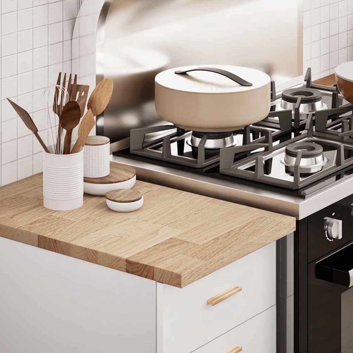 Houten tafelblad, vervangend tafelblad, eettafelblad, geschikt voor café, eetkamer, restaurant, hotel, 40 x 63,5 x 2,7 cm, massief hout, eiken, rechthoekig