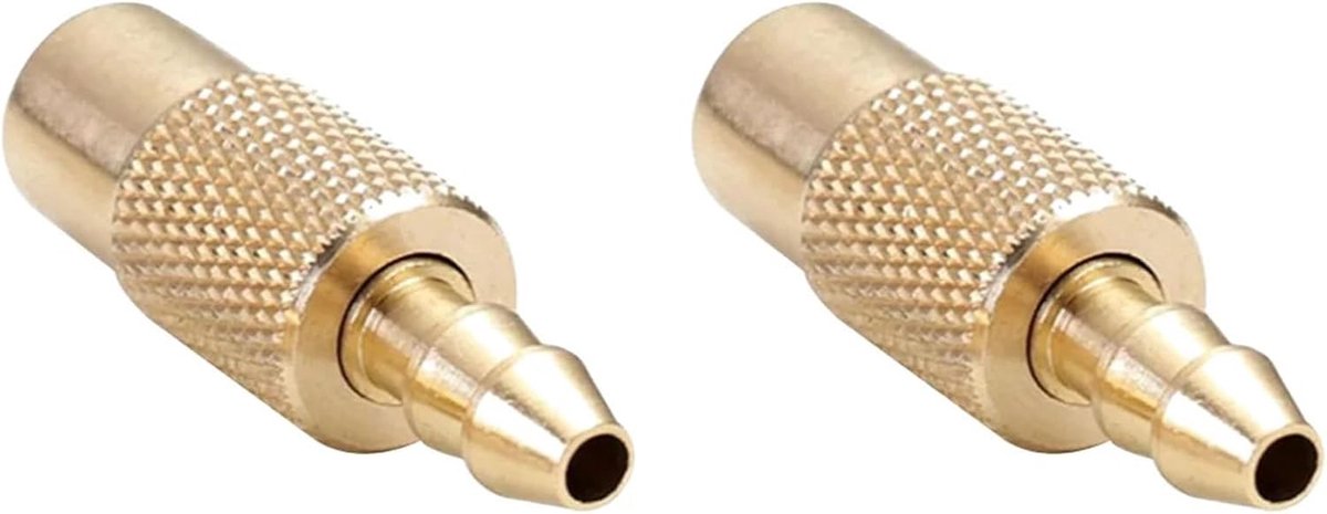 1/2Pcs Messing Opblaasbare Luchtpomp Chuck Clip Voor Auto Vrachtwagen Band Inflator Klep Connector Klem Joint Adapter Staart Insert (2 Stks)