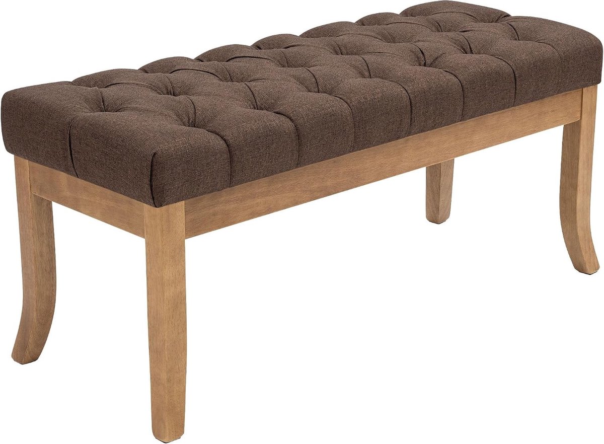 Ramses Bank - Stof, Kleur:bruin, Maat:100 cm