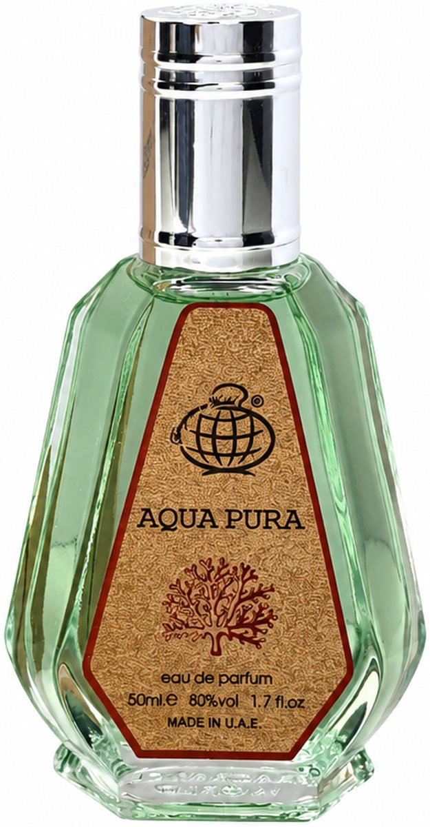 FRAGRANCE WORLD – AQUA PURA - EAU DE PARFUM - 50ML – MEGAMARA INSPIRED