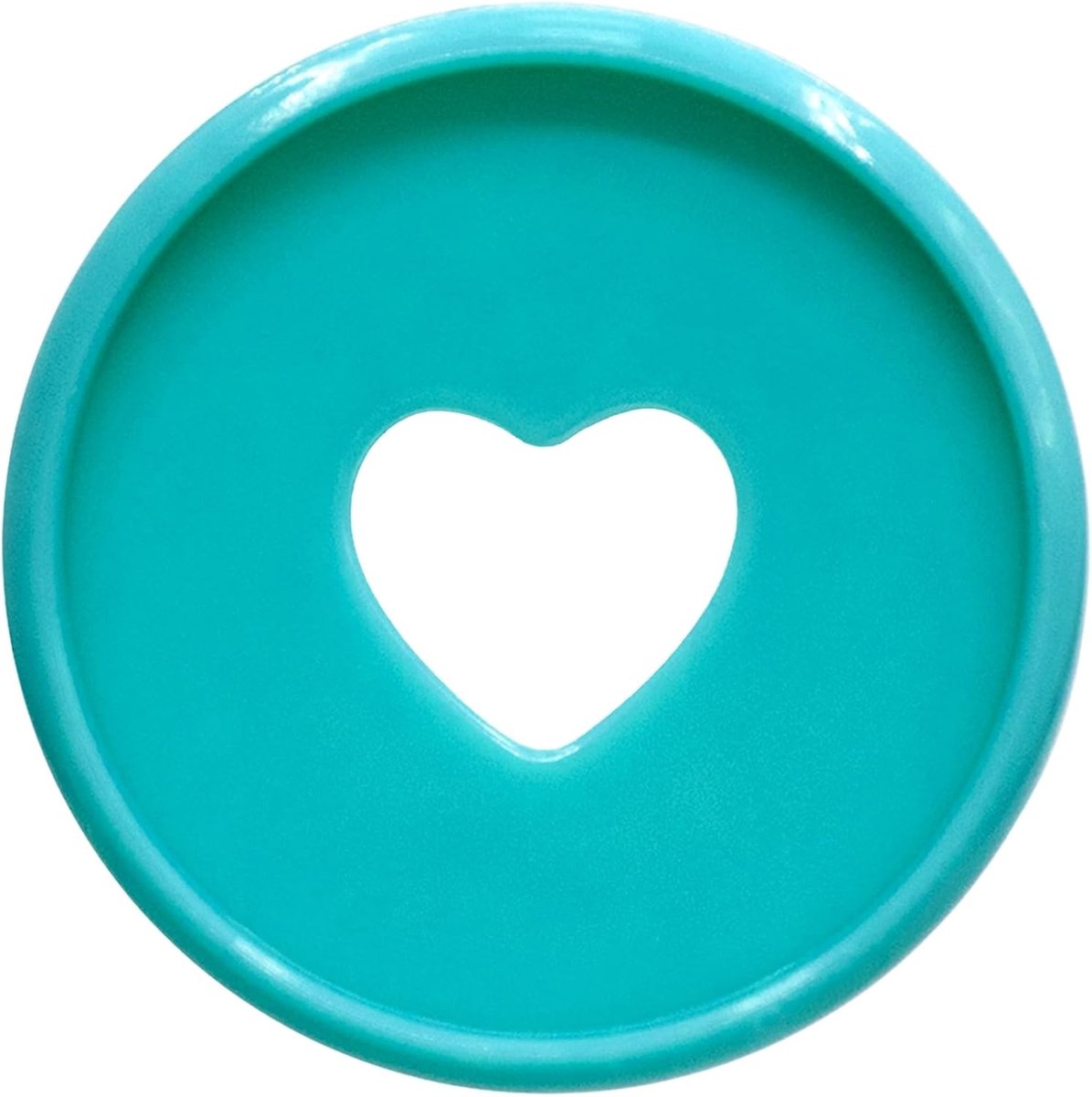 33 stuks 28 mm verlengschijven, bindringen, hartdesign, schijfgebonden voor doe-het-zelf planners en scrapbooks (groen hart, 28 mm, 33 stuks)