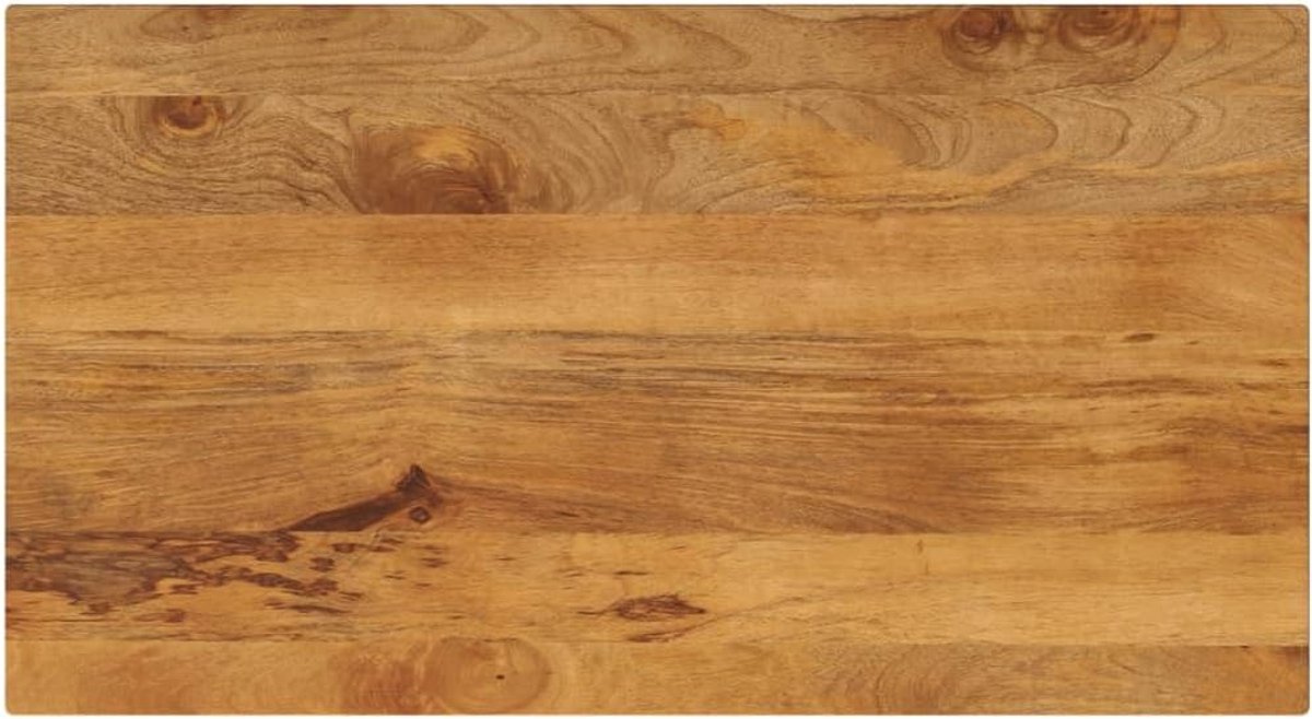 Vervangingsplaat voor tafel, houten tafelblad, eettafelblad, vervangend tafelblad, geschikt voor café, restaurant, hotel, eetkamer, 100 x 60 x 2,5 cm, rechthoekig, massief hout