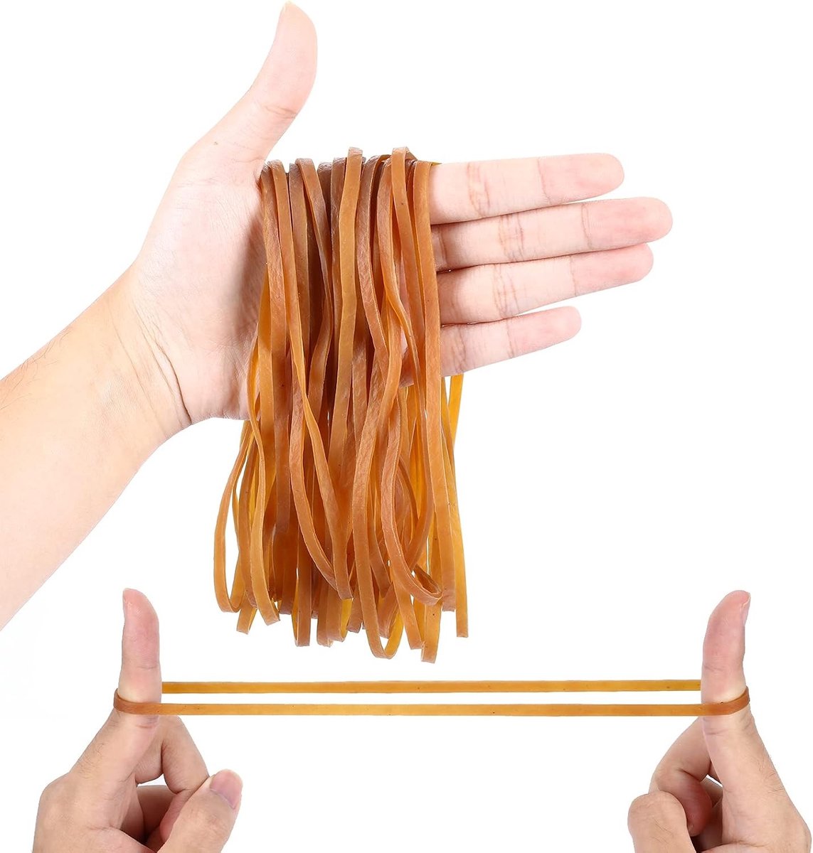 Grote Rubber Bands 30 Stuks - 20CM Extra Grote Elastische Bandjes voor Kantoorbenodigdheden, Afvalbak en Opbergtassen