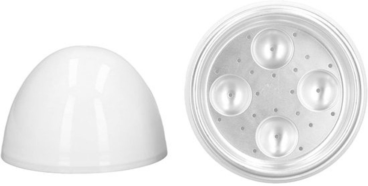 Magnetron Eierkoker - Snelle Ontbijtoplossing - Snel Eieren Koken - Compact Ei Vorm - Voor 4 Eieren - Zwart