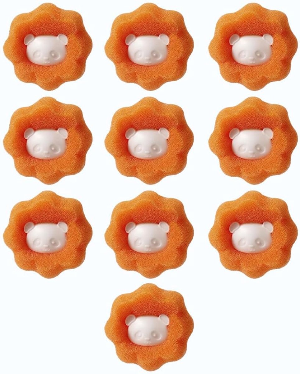 wasmachine 10 stuks pluisbal herbruikbare haarvanger wasbal voor dierenharen pluisverwijderaar wasmachine droger accessoires