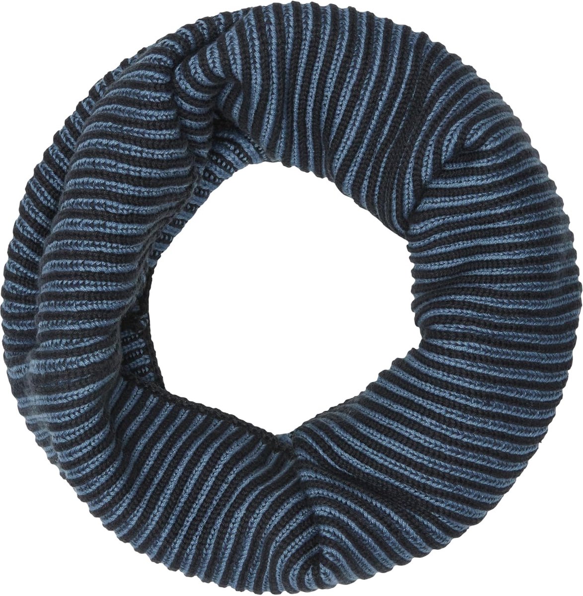 Loop sjaal met geribbelde structuur, 5952, eenheidsmaat, 5952, Eén Maat