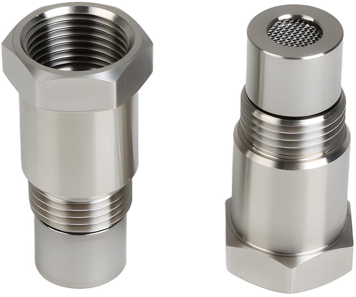 Lambda probe adapter M18*1.5, O2 oxygen sensor extender 45mm, Lambda eliminator for car and truck exhaust system
