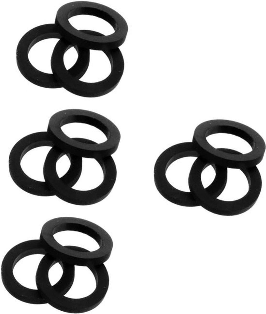 Rubberen Riemen - Recorderbanden Platenspelerbanden - Apparatuur Repareren - Stabiele Hoge Prestaties - 14.8 mm Buitendiameter - Zwart