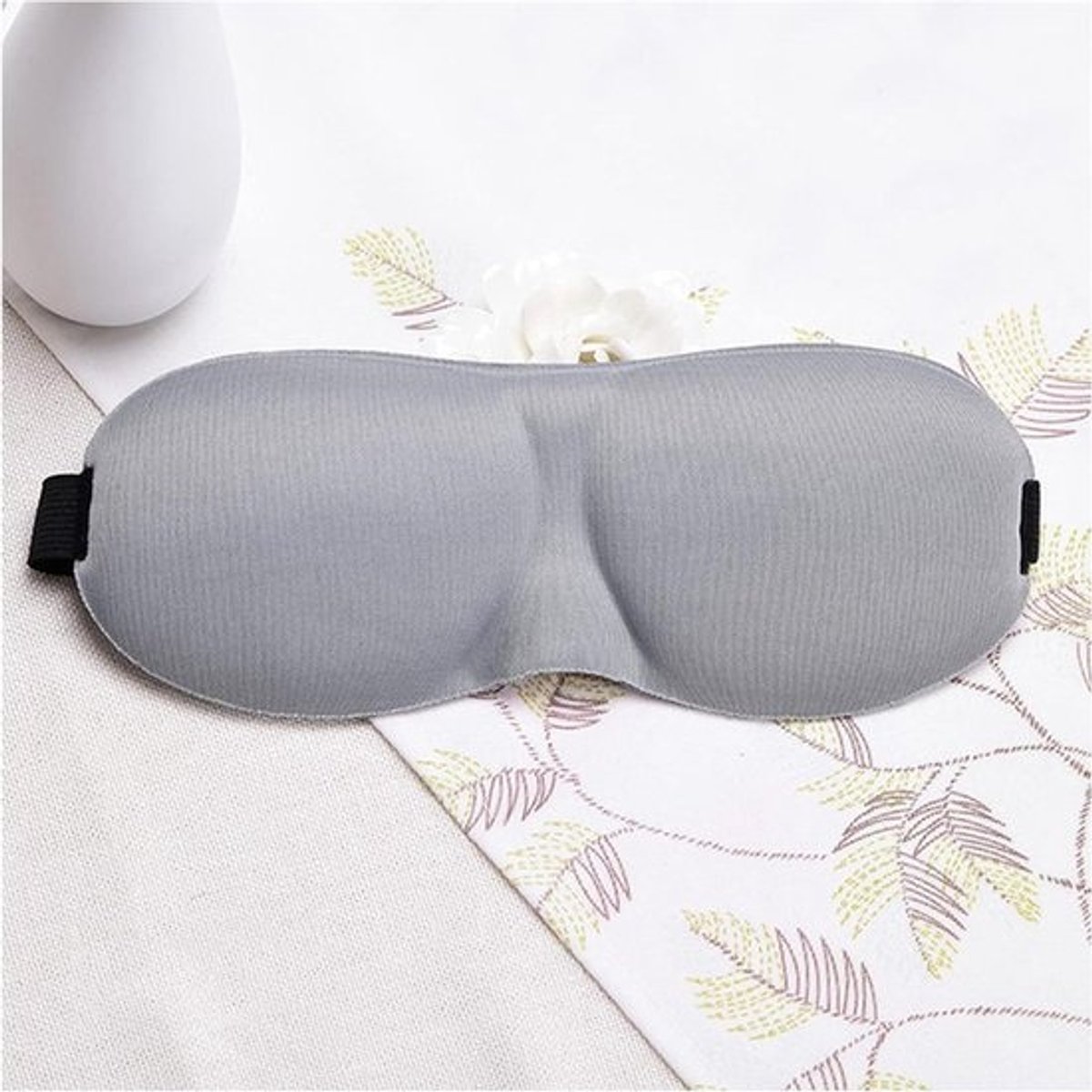 Slaapmasker - Oogmasker blinddoek - Reizen en slapen - 3D Ergonomisch ontwerp - N.v.t. - Grijs