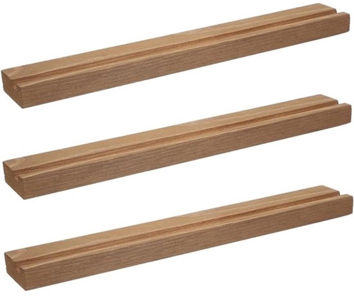 Houten Vinyl Platenhouder - Vinyl Display Stand - Platen Opbergen - Wandmontage Ontwerp - 3175 cm - Lichtbruin