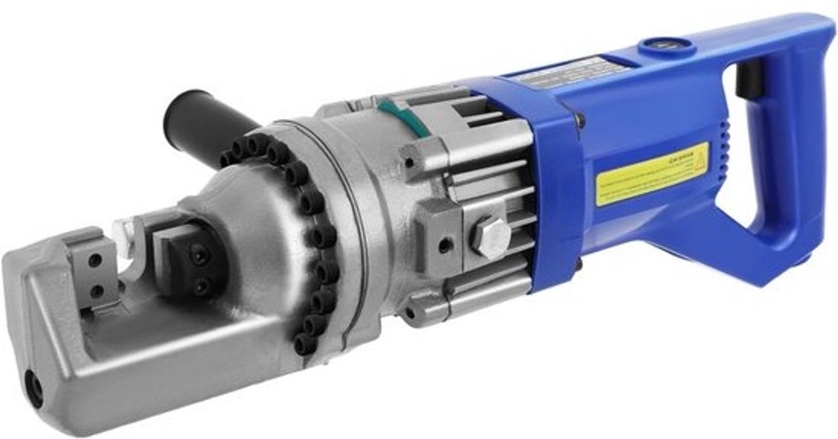 Hydraulische Boutensnijder - Elektrische Staalsnijder - Bouwplaats Werkzaamheden - Razendsnelle Snede - 4-16 mm - Blauw Zwart