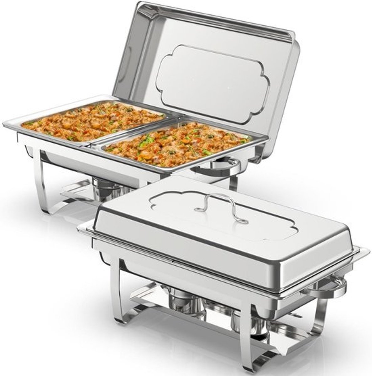 Buffetwarmer - Opwarmapparaat met Kookplaatfunctie - - buffet oplossing