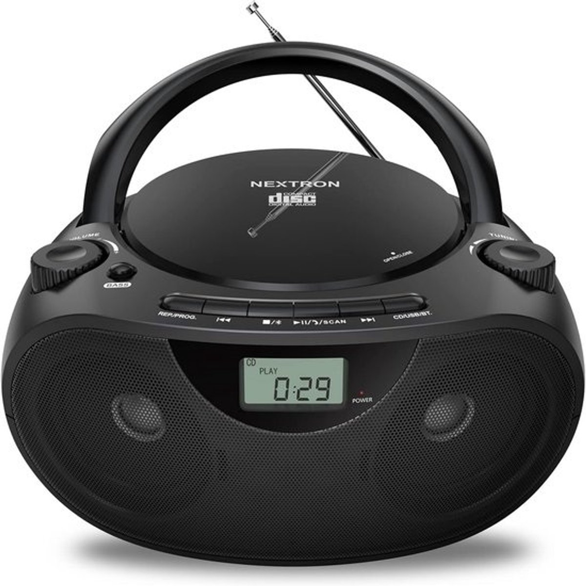Draagbare Boombox met Bluetooth, CD-speler, FM/AM Radio en USB - Stereo Geluid