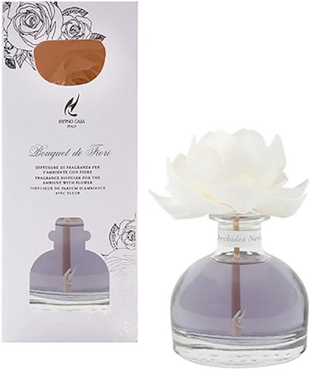 Geurstokjes met Bloem XXL - 250ml Aromaverspreider voor Huisparfum