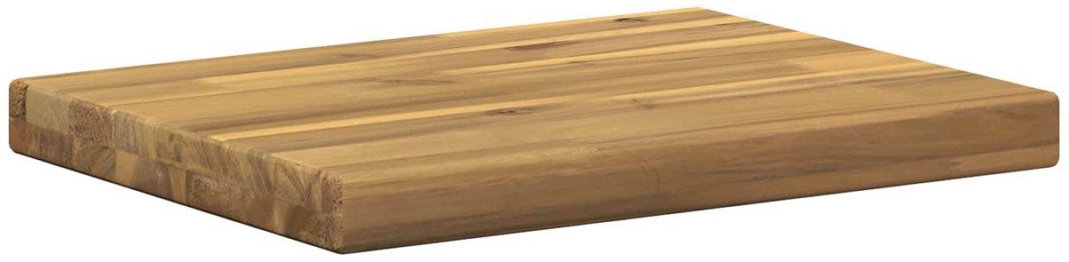 vidaXL Rechthoekig - Tafelblad - 40 - x - 30 - x - 3,2 - cm - Rechthoekig Witgewassen