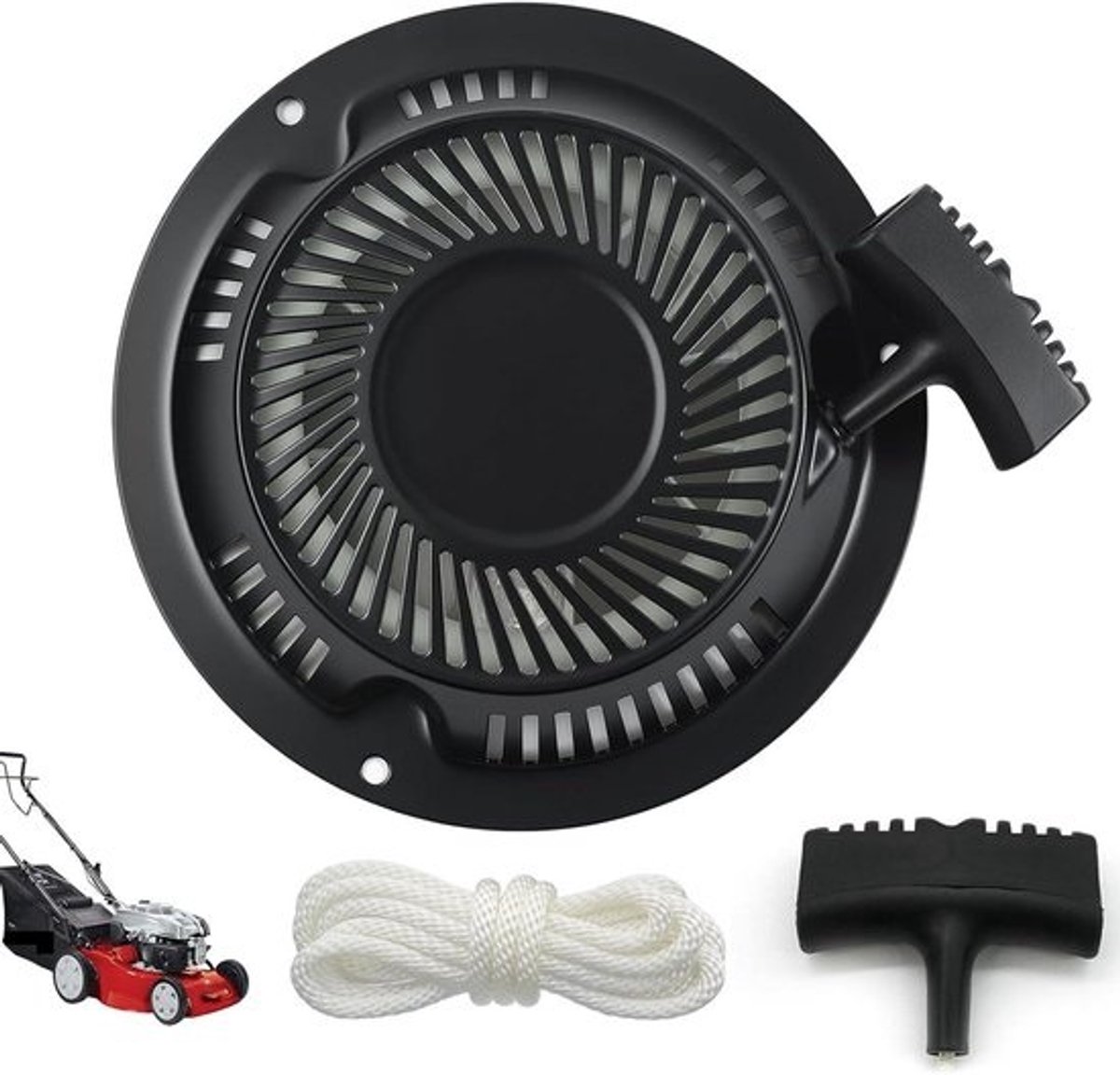 Trekstarter Starter - Startmechanisme - Motor Starten - Directe Vervanging - 610 gram - Zwart