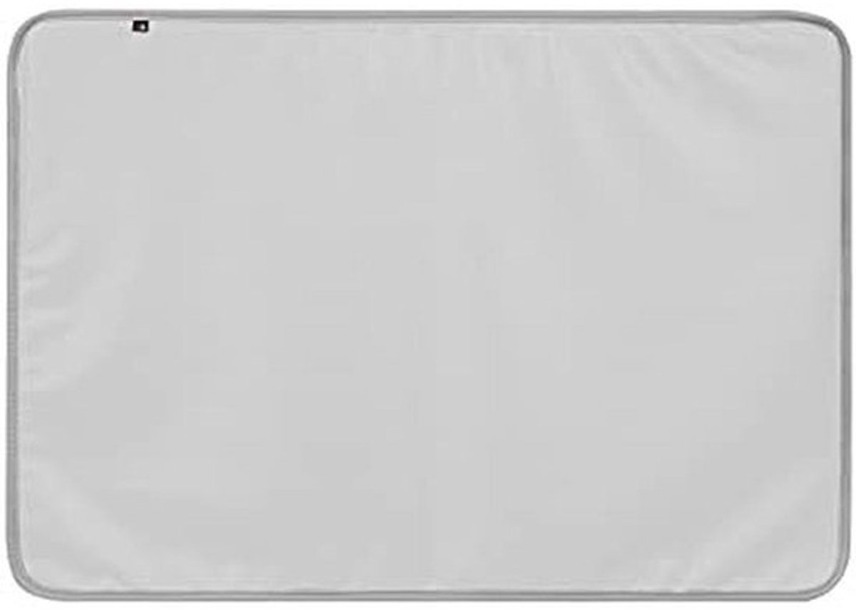 Monitorhoes - Computerscherm Beschermer - Computer Beschermen - Zachte Binnenvoering - 57.5 x 39.5 cm - Zilver Grijs