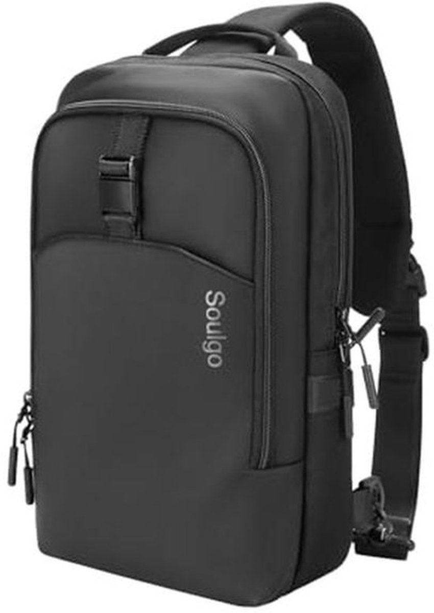 Compacte waterdichte schoudertas voor tablet en accessoires