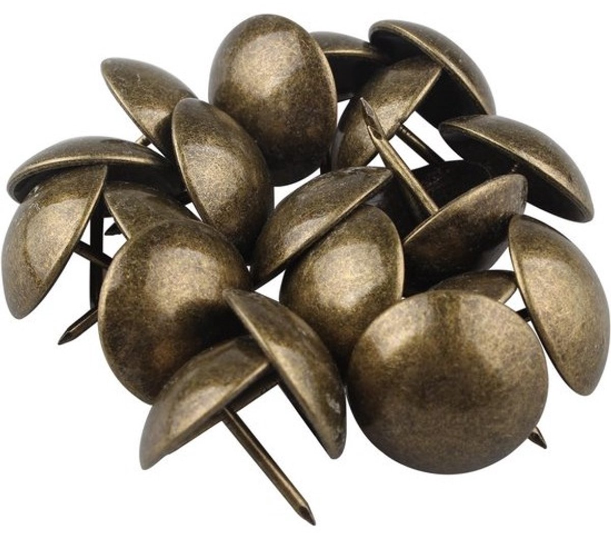 20x Vintage Bekledingsnagels Decoratieve Tacker Antiek Brons voor Sieradendoos en Meubel