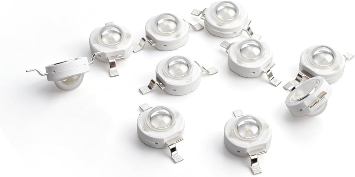 10 Pcs High Power Led Chip, 3W Groene Blub Lamp Kralen DC 3.0-3.4V, 520-525nm