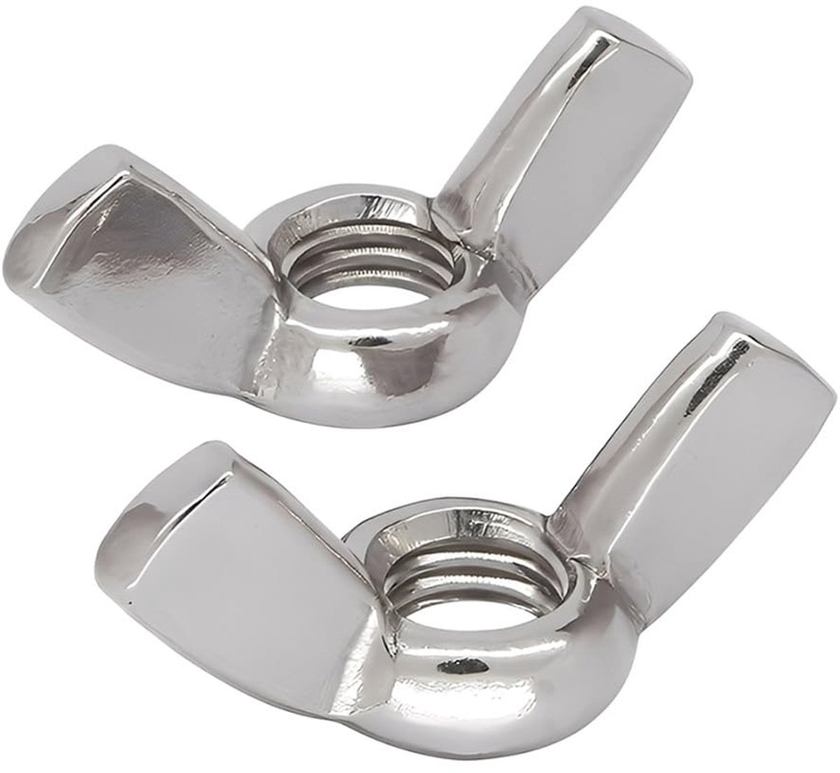 Vleugelmoeren, gereedschap voor reparatie en bevestiging, standaard, M5, 10 stuks