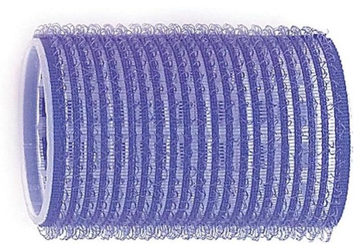 Krulspelden Zelfklevend - Haarrollers - Haar Stylen - Klittenbandsluiting - 40 mm - Blauw