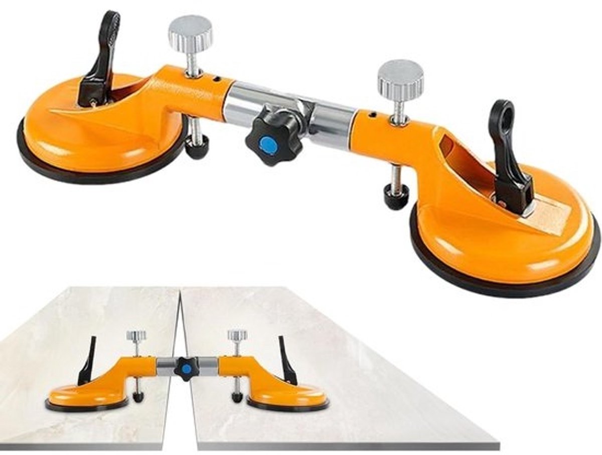 Raamzuignap Glaszuiger - Hechtplaten Houder - Materiaal Hanteren - Verstelbare Hoek - 46 x 145 x 12 cm - Niet gespecificeerd