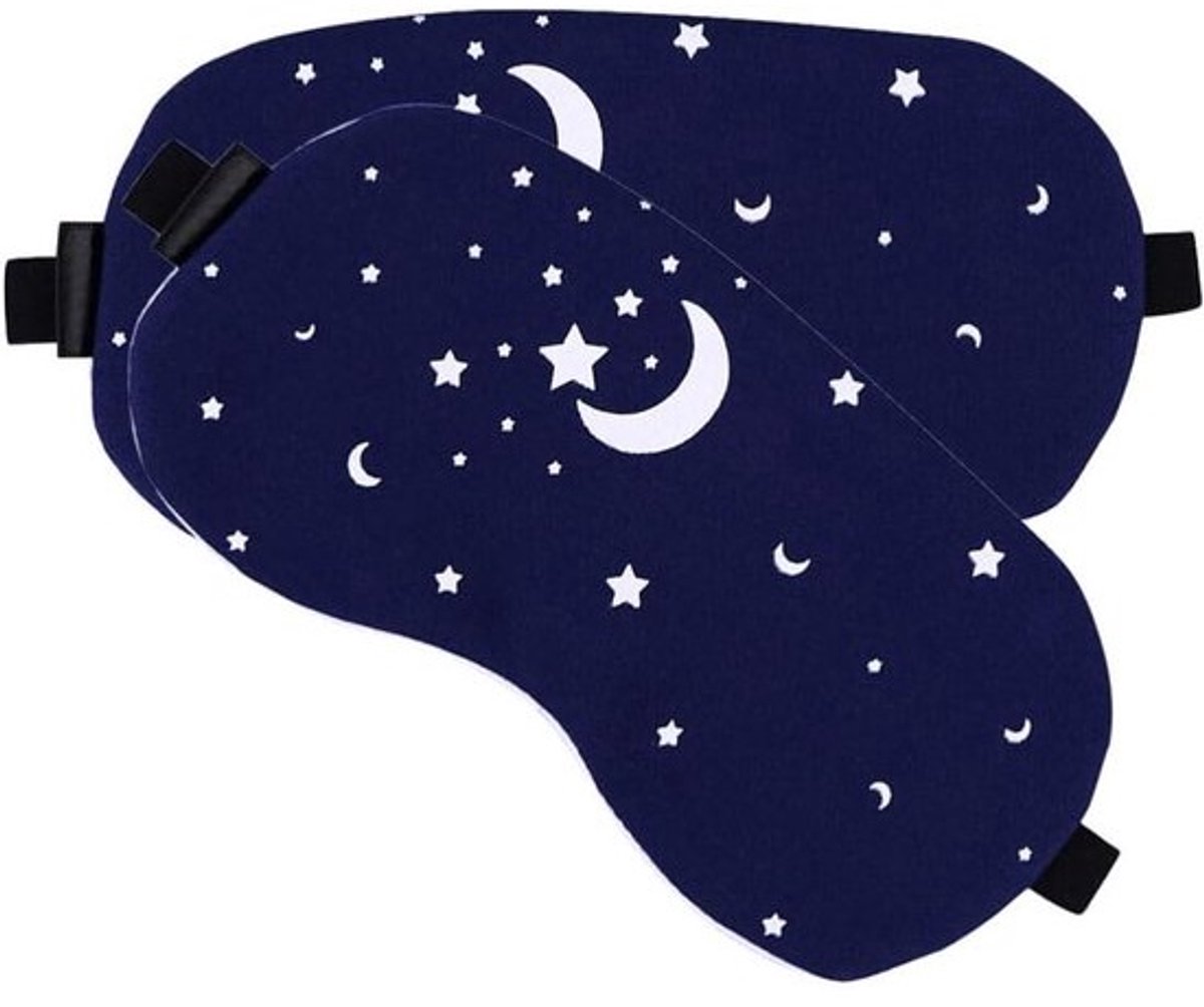 Slaapmasker - Oogmasker Blinddoek - Ontspannen Slapen - 3D Katoen Linnen - 188 x 10 cm - Grijs