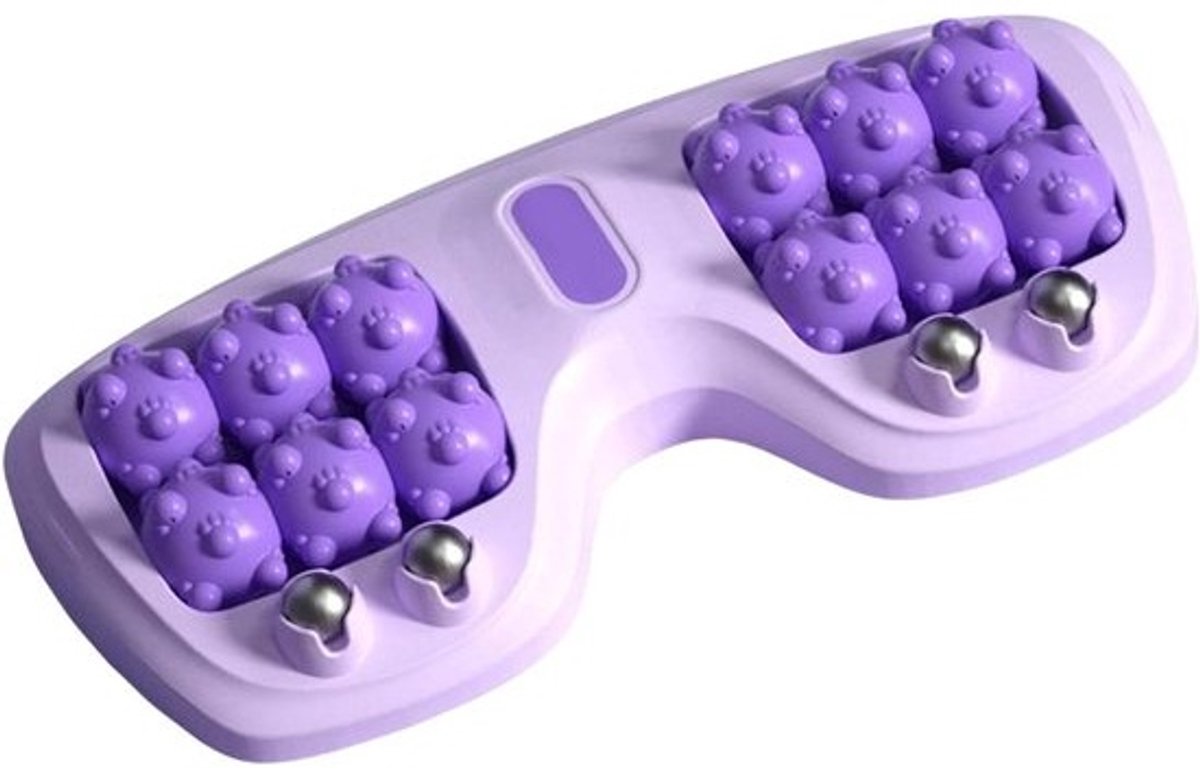 Voetmassage Roller - Voetroller Massage - Spierontspanning Bevorderen - Uniek Pers-en-Roll Ontwerp - 29 x 15 x 4 cm