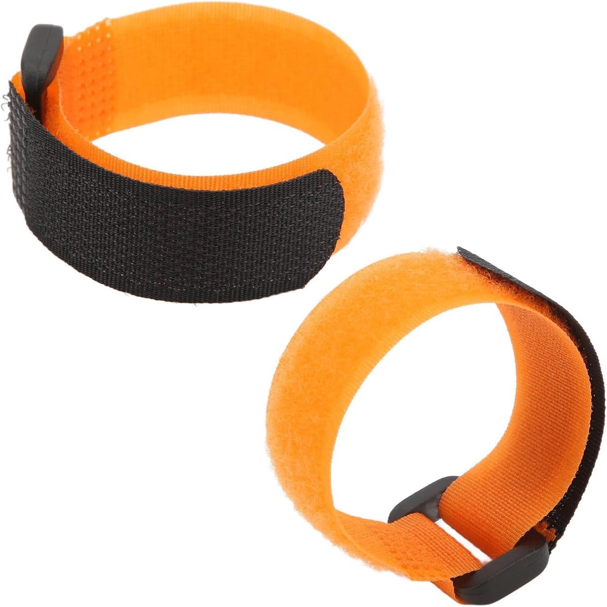Dailygoods - Bevestigingsbanden - Sterke Velcro Bevestiging - 20 Stuks - 300mm - Oranje - Handige bevestiging - Multifunctioneel - Geschikt voor diver