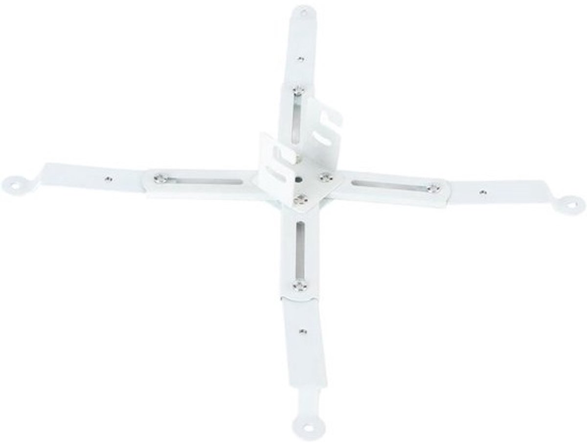 Projector Plafondbeugel - Projectorhouder Beamer - Ruimte Besparen - Eenvoudig Installeren - 33 x 12 x 6 cm - Wit
