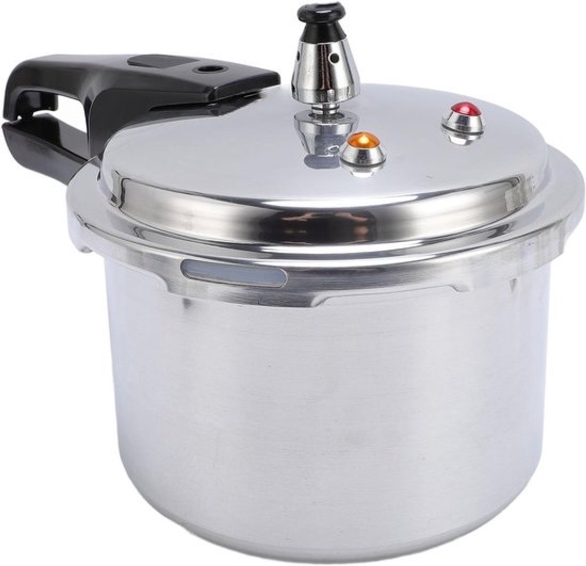 Snelkookpan Grote Capaciteit - Drukpan Kookpot - Snel Maaltijden Bereiden - Explosiebestendig Ontwerp - 3 Liter - Zilverkleurig