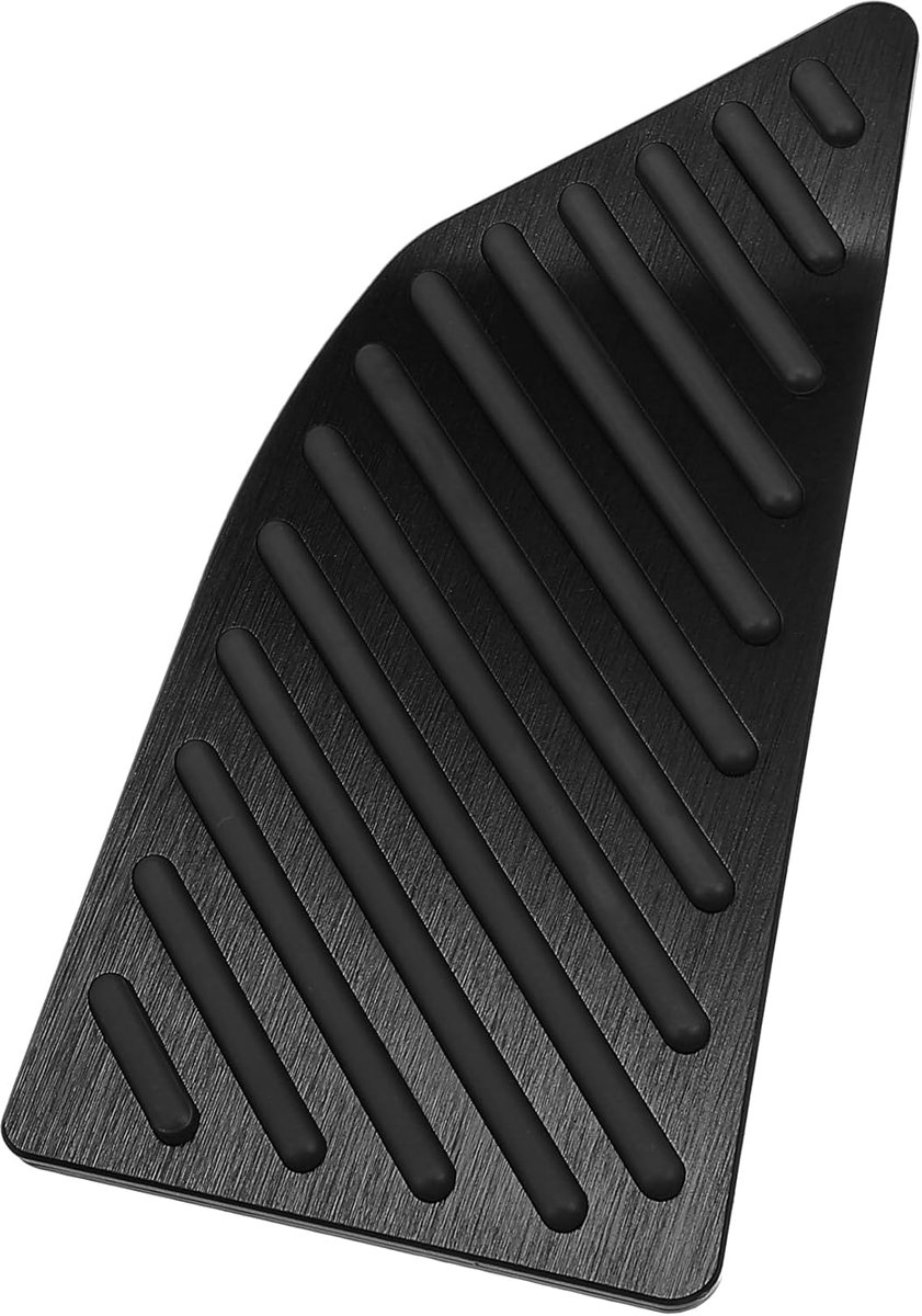 Dailygoods- Voetsteun Creatief Design - Voetsteun Auto - Voetsteun Pedal Cover - Aluminiumlegering/Rubber - Eenvoudige Installatie - 21x10cm - Pedalco