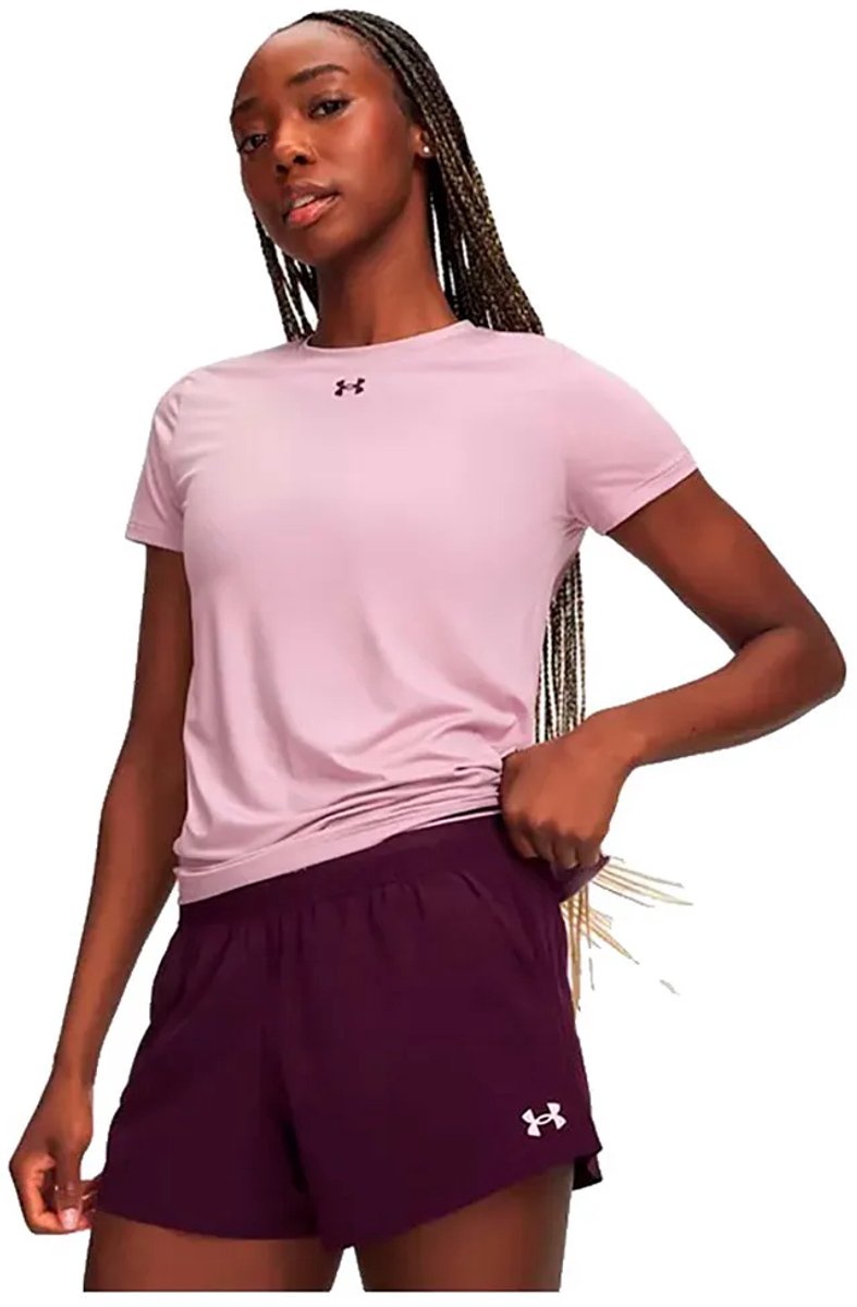 Under Armour Vanish T-shirt Met Korte Mouwen Roze M Vrouw