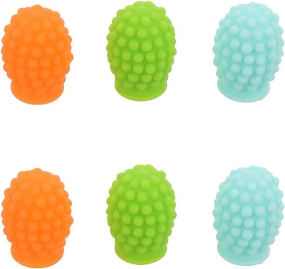 Drumstick beschermhoezen - Geluiddempers trommelstokken - Stil oefenen - Universele pasvorm - 3 paar - Diverse kleuren