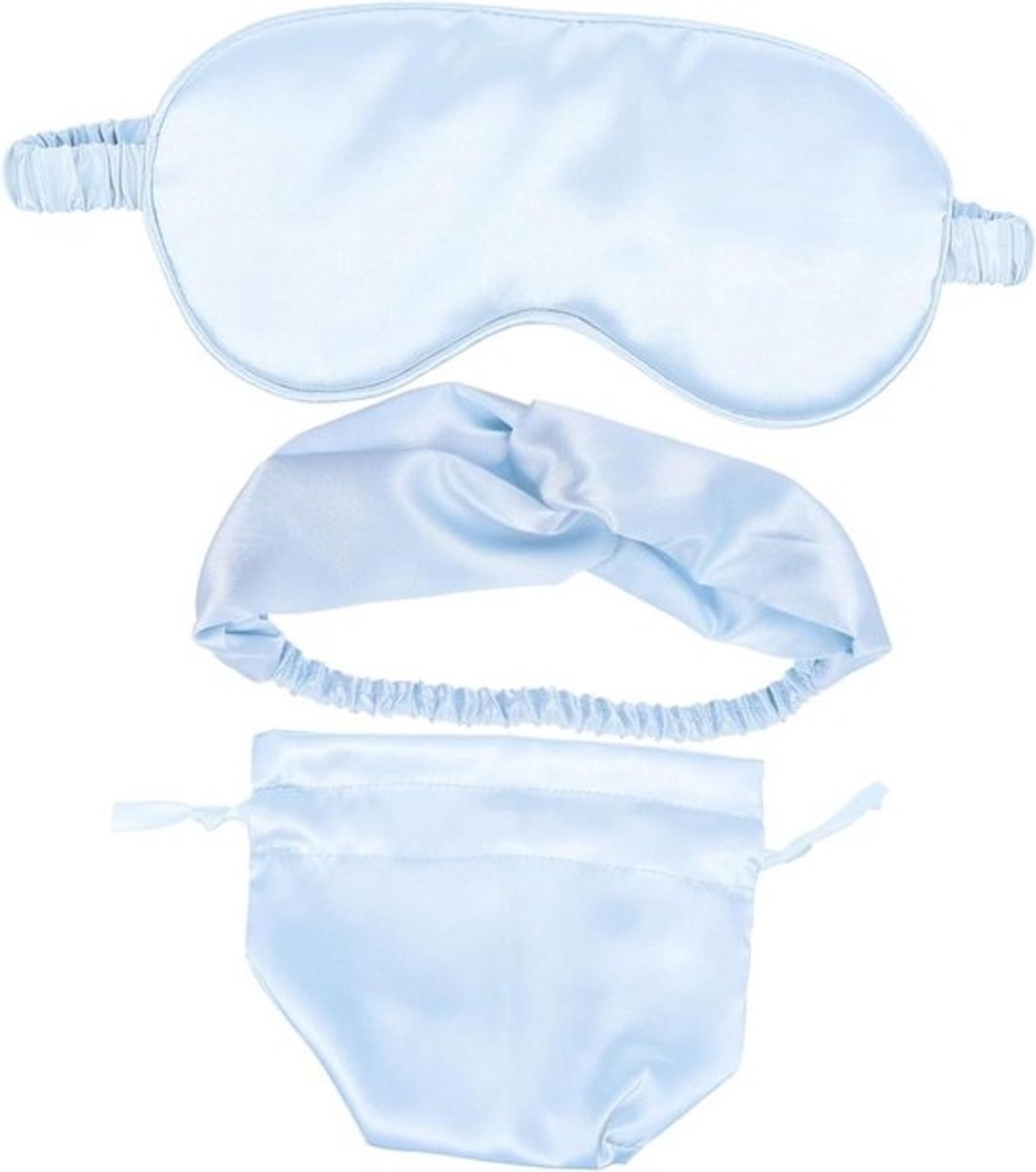 Oogmasker Set - Slaapmasker Hoofdband - Ontspannen Slapen - Lichtblokkerend Comfort - 21 x 10 cm - Cartoon Dieren