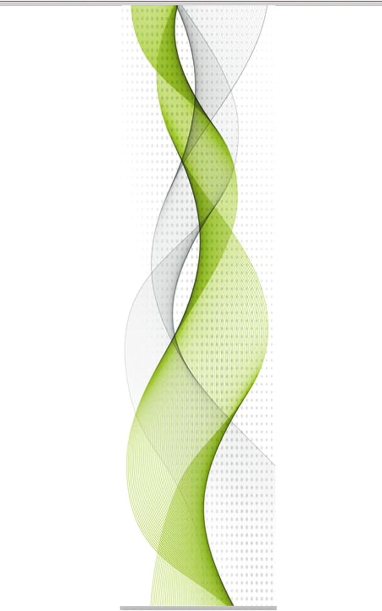 fashion OPALIA polyester appelgroen 245x60 cm