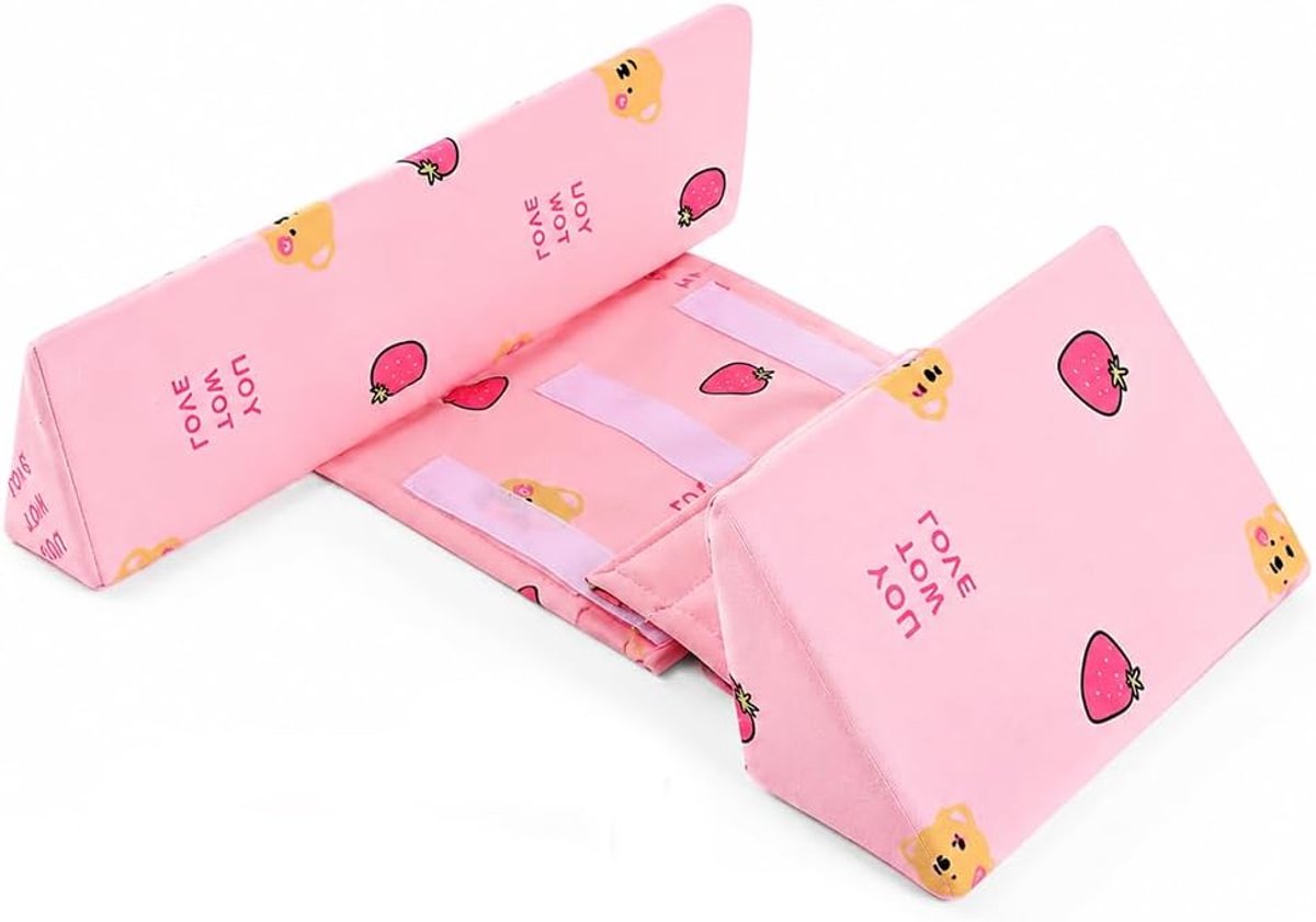 afneembaar en verstelbaar steunkussen (roze)