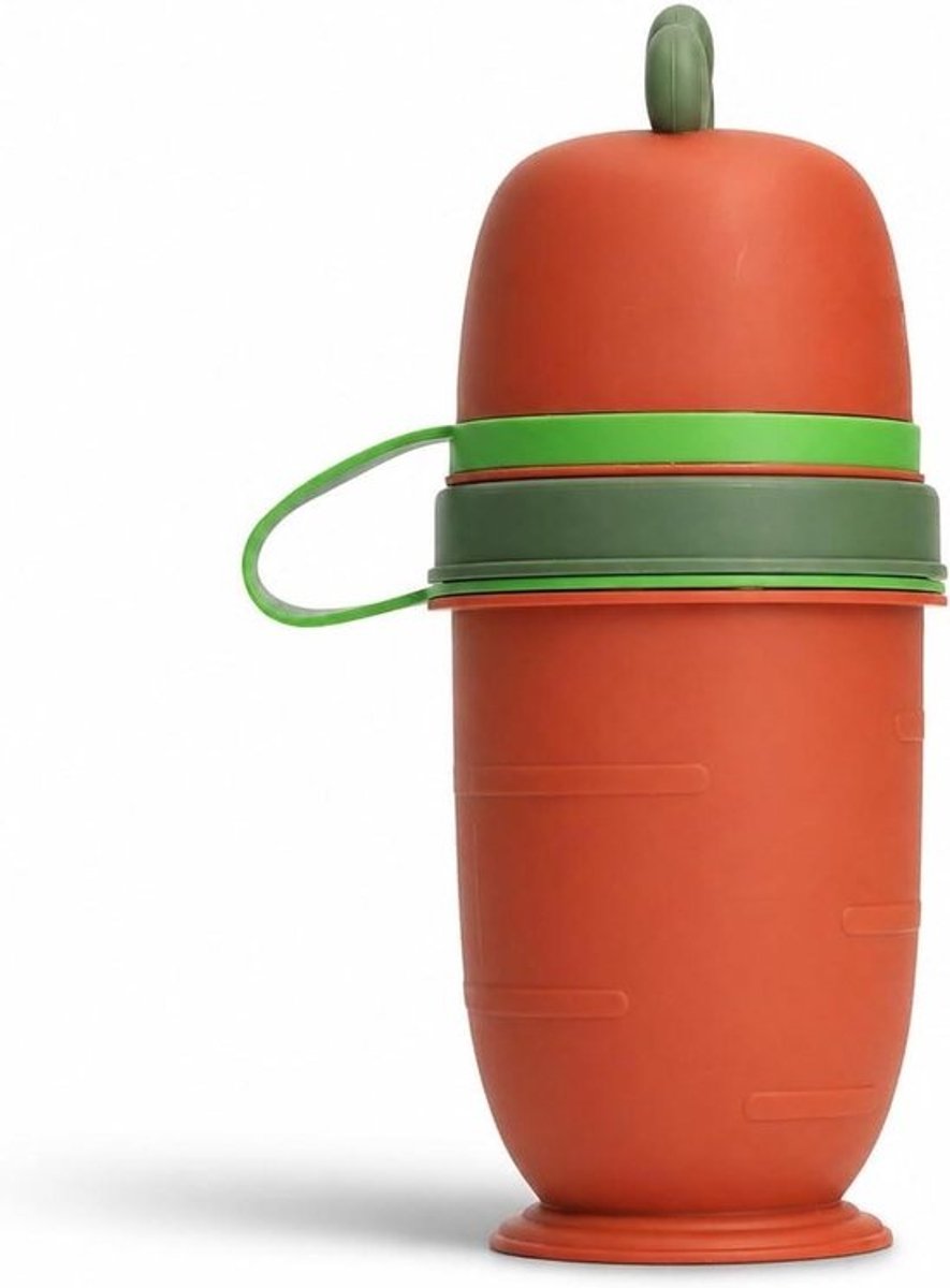 Kinderpotjefles - Reisplasfles - Noodtoilet Gebruik - Lekvrij Ontwerp - 18 x 10 x 9 cm - Rood