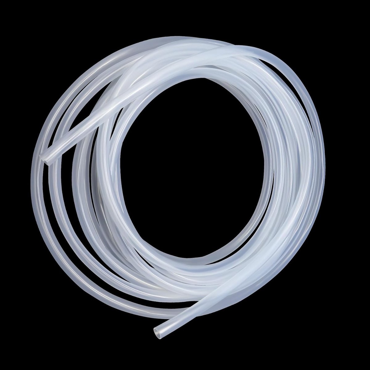 siliconen buis 8 mm binnendiameter x 10 mm buitendiameter 6 meter, flexibele voedingskwaliteit slang siliconen buis water lucht buis transparant