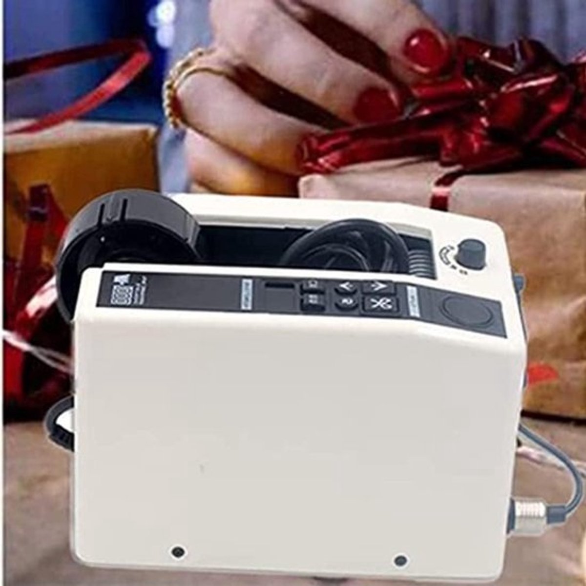Automatische Tapedispenser - Elektronische Tapesnijder - Efficiënt Afplakken - Instelbare Lengte - 8-50mm Breedte - Zwart