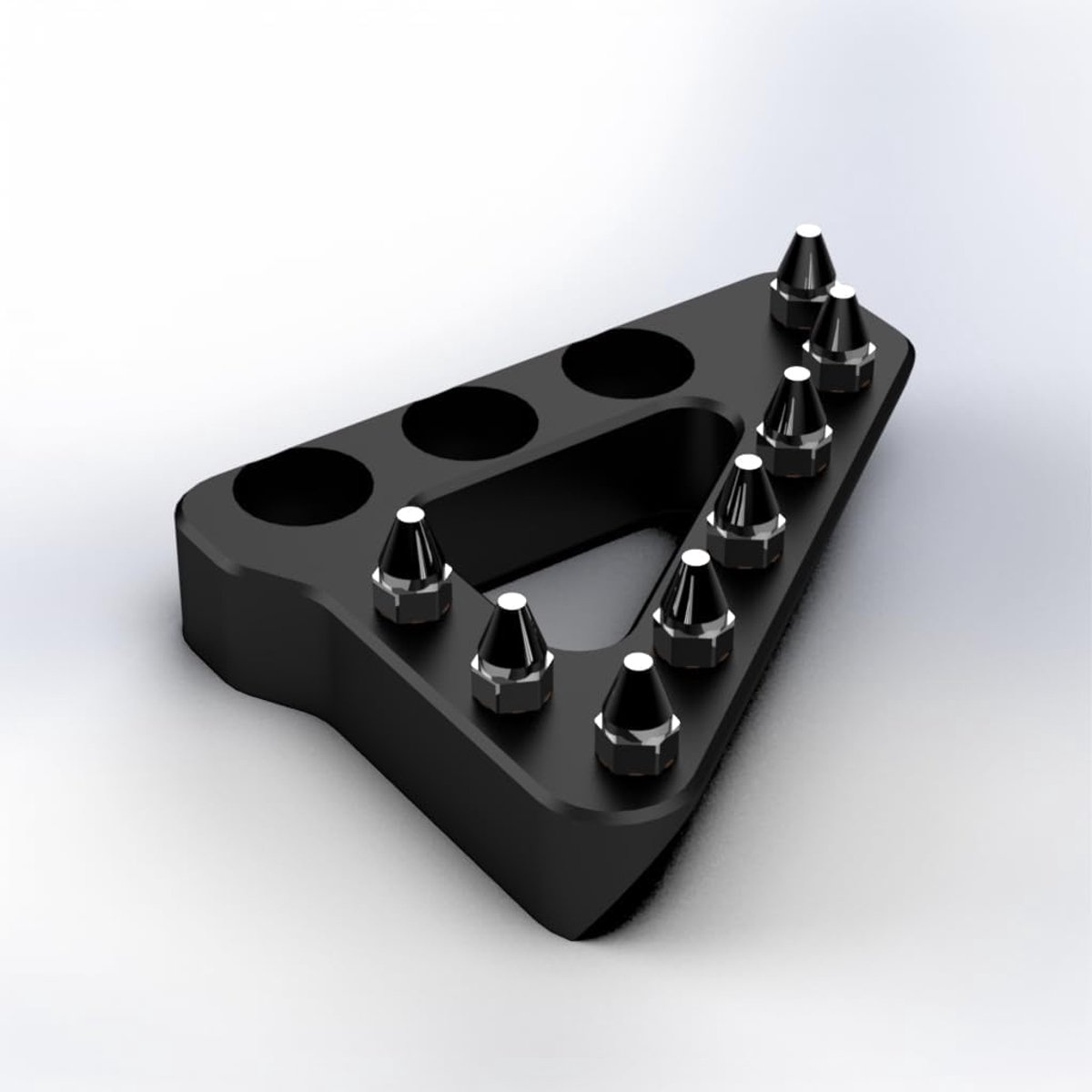 Rempedaal compatibel met KTM Enduro/Adventure/SMC (zwart)