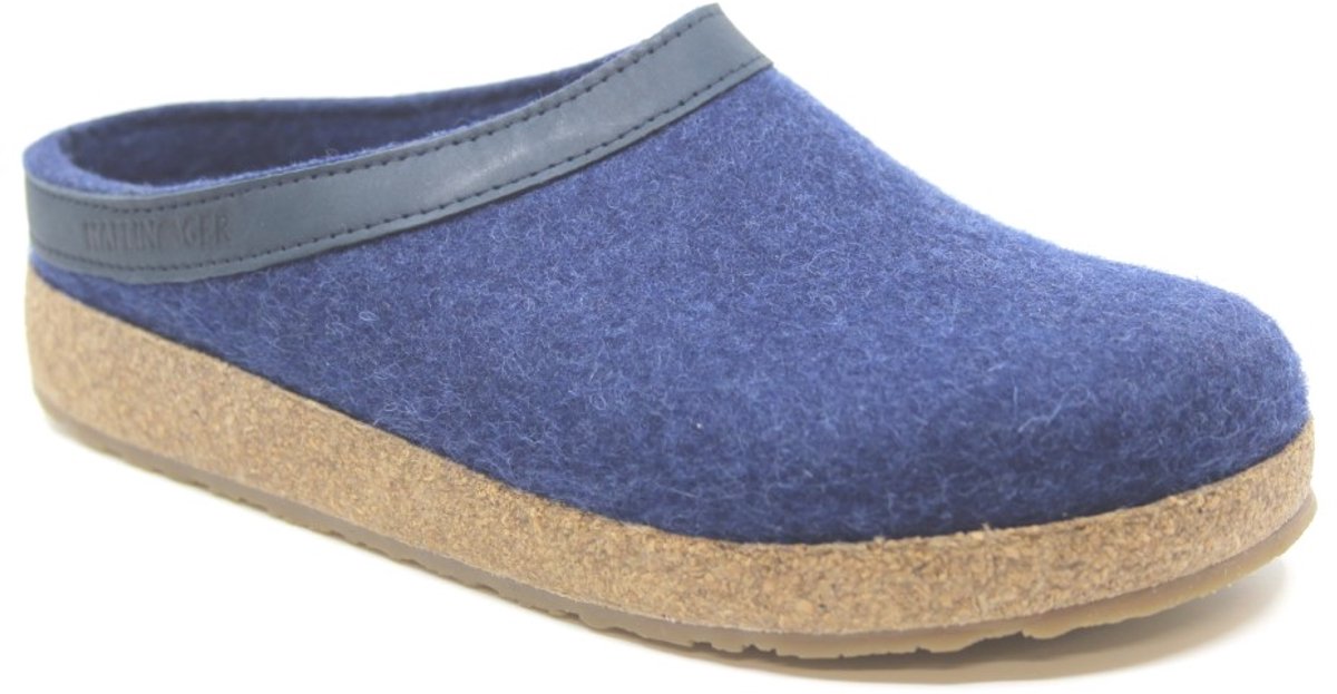 Haflinger Grizzly Torben - Pantoffels Dames - Pantoffels Heren  - Jeans - Maat 47