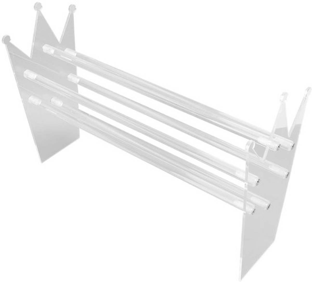 Hoofdbandhouder Acryl - Haaraccessoire Organizer - Accessoires Presenteren - Transparant Stevig Ontwerp - 31x9x21cm - Doorzichtig