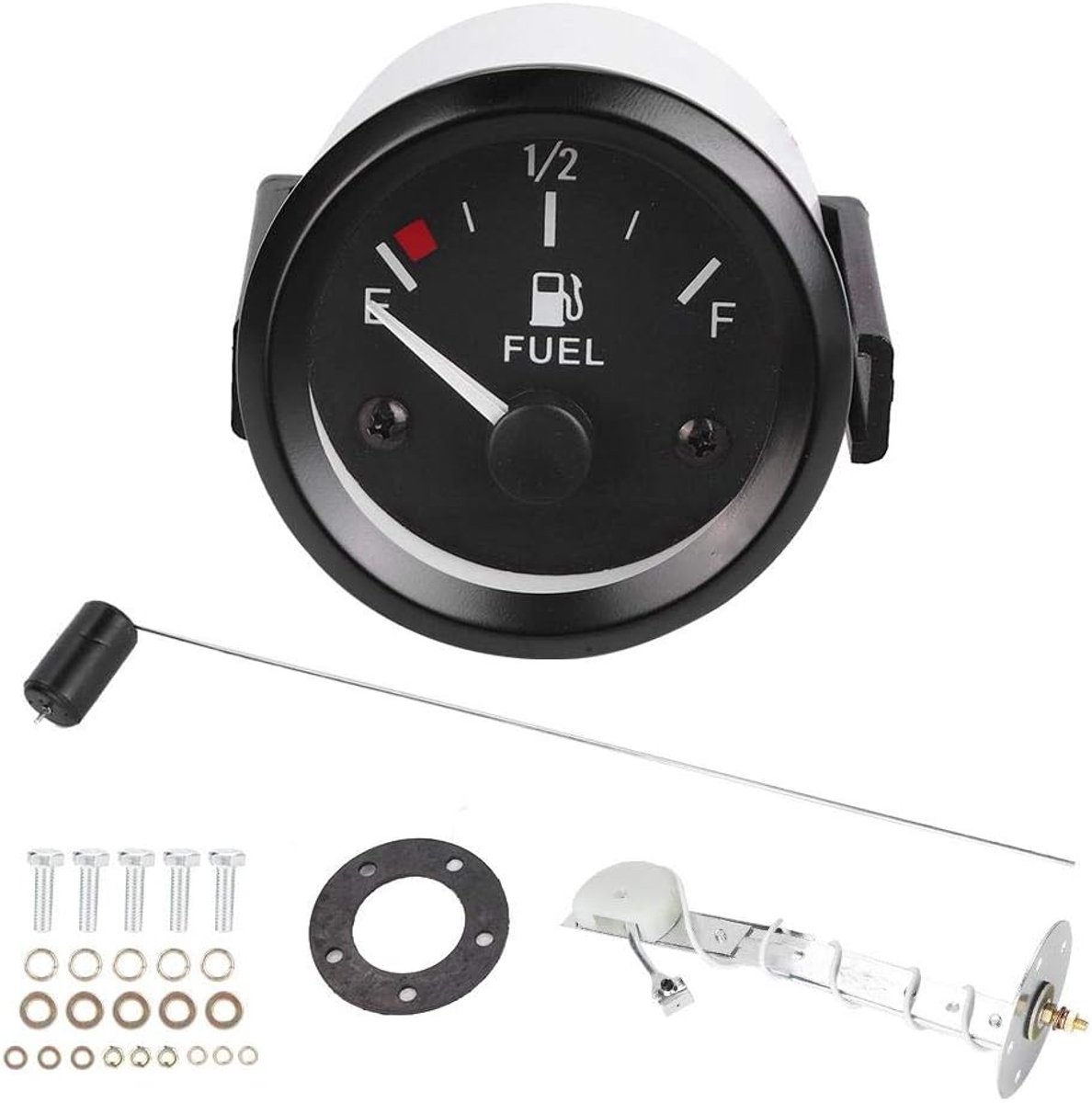 Dailygoods - Brandstofniveaumeter - Auto Brandstofmeter - 2 Inch 52mm - Brandstofsensor - Eenvoudige installatie - Geschikt voor auto - Universele toe