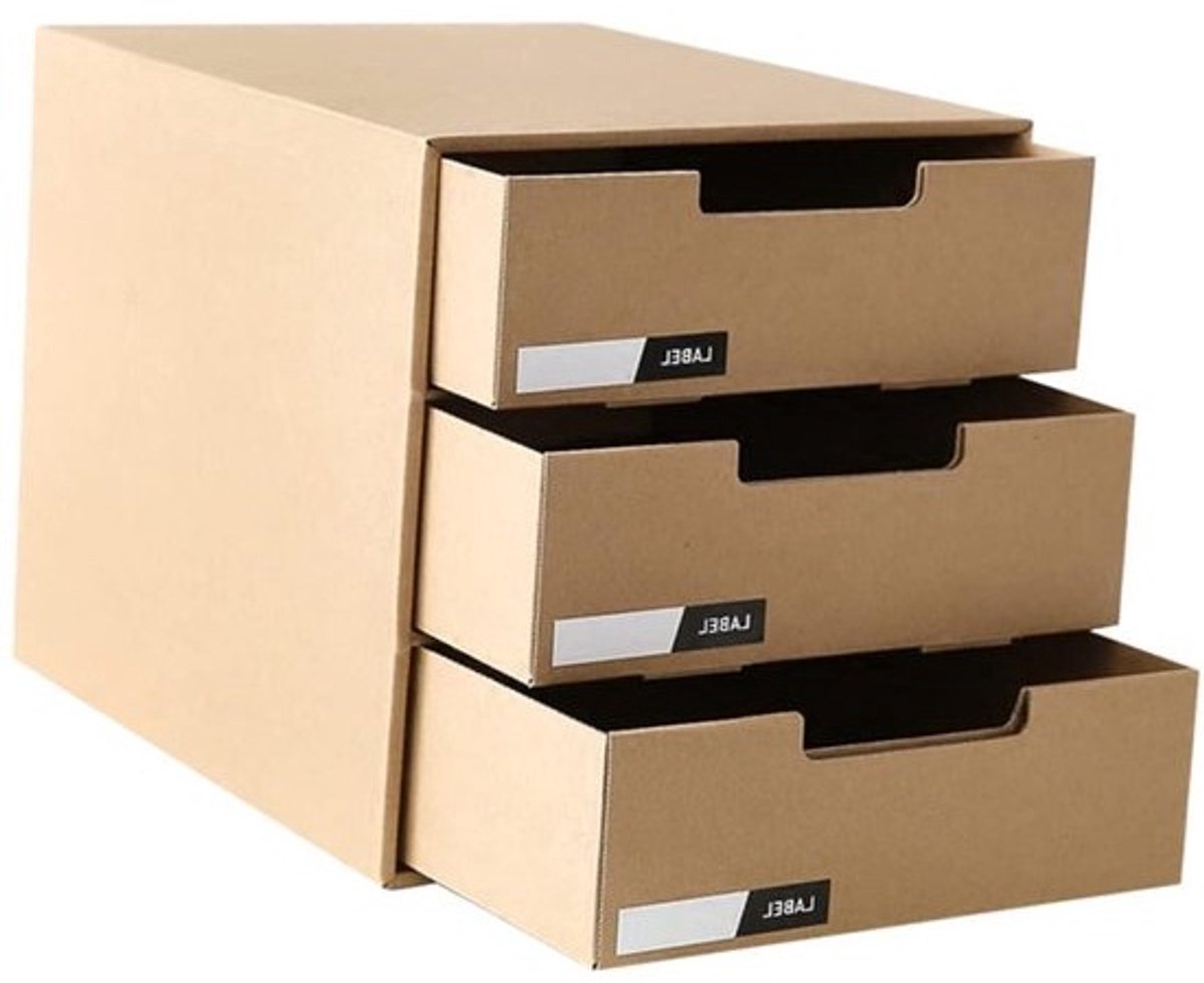 Papier Organizer Bureau - Documenten Sorteerder - Kantoor Organiseren - Flexibel Stapelbaar - 45 x 35 x 5 cm