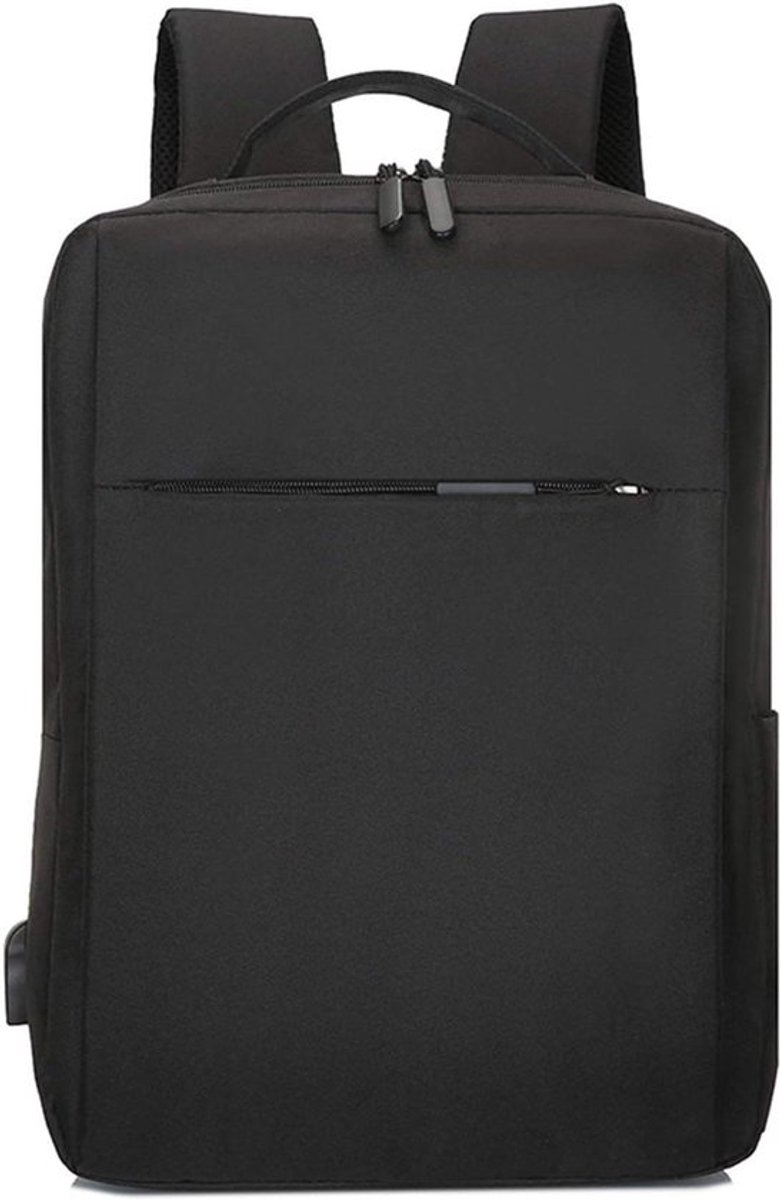 Laptop Rugzak - Reis Tas Computer - Zakelijk Reizen - Externe USB Poort - 17 Inch - Zwart