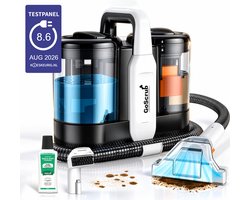 GoScrub® Professionele Tapijtreiniger – Vlekkenreiniger & Bank Reiniger – Voor Bank, Auto, Matras – Inclusief Schoonmaakmiddel – Reinigingsmachine - Zetelreiniger