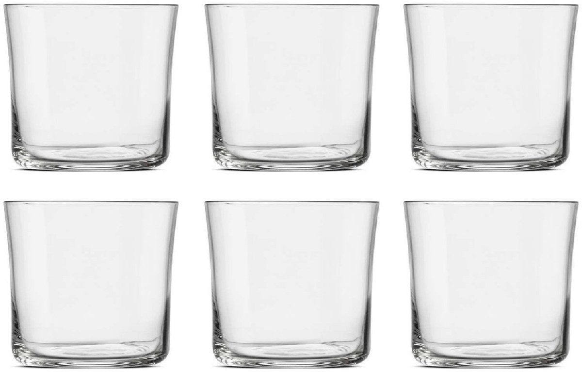 Pasabahce Nude - Tumblerglazen whiskeyglas - Savage kristalglas - 29 cl - Transparant glas - Glazenset - 6 stuks